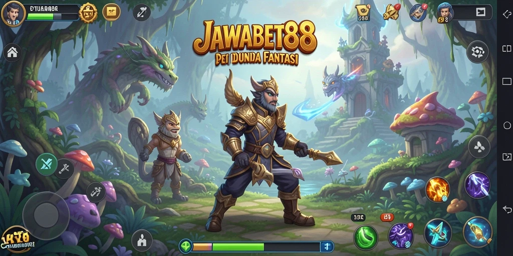 Tampilan gameplay <strong>JAWABET88</strong> yang mendebarkan di dunia petualangan.