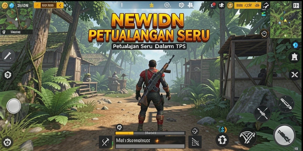 Tampilan gameplay NEWIDN yang penuh aksi dan seru.
