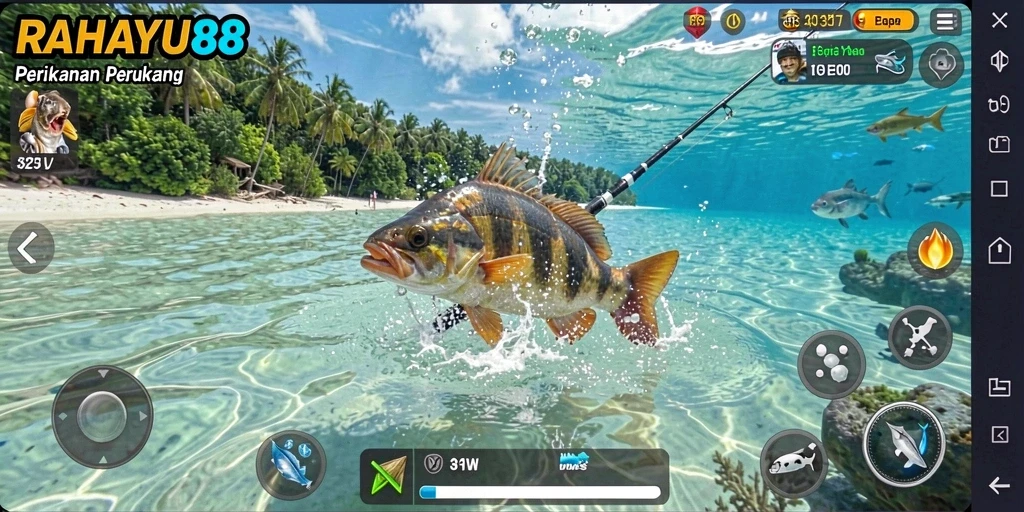 Tangkapan ikan yang mengesankan dalam RAHAYU88.