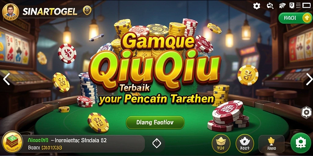 Tangkapan layar gameplay QiuQiu yang menarik dari SINARTOGEL.