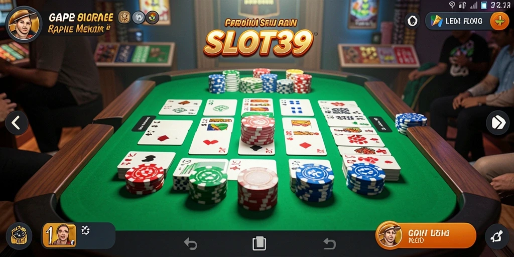 Tampilan screenshot utama SLOT39 yang memukau dengan gameplay Gaple.
