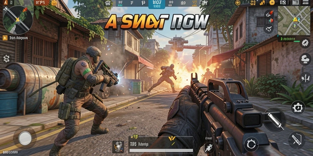 Tampilan gameplay V07 yang intens dan mendebarkan.