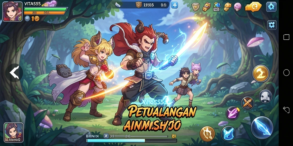 Gameplay seru dengan karakter Anime yang menarik.