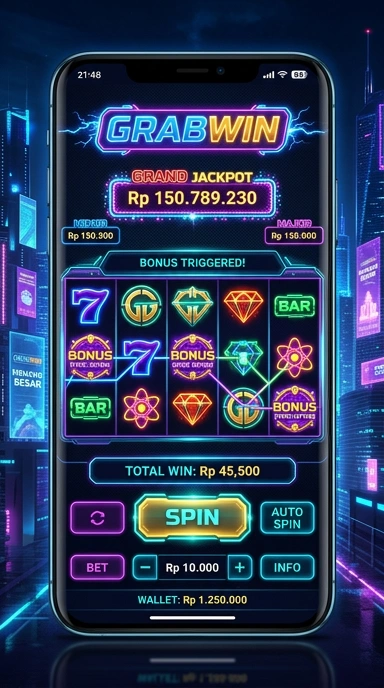 Proses unduh aplikasi yang cepat dan aman di grabwin.